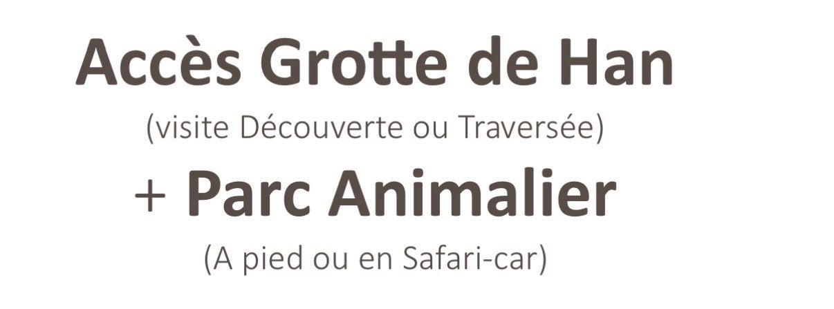 4 places pour les grottes de Han, Trois personnes ou plus