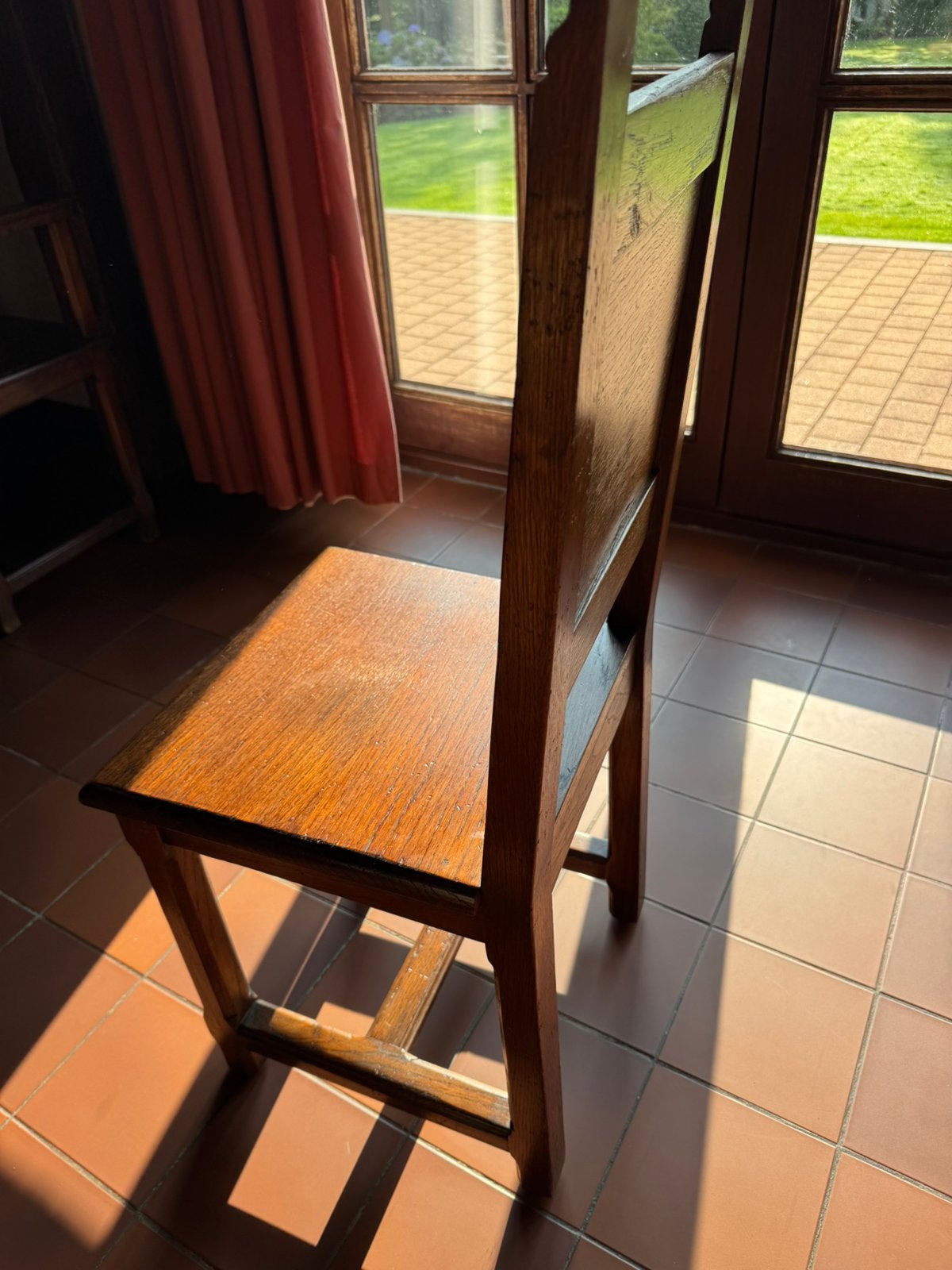 Chaise ancienne en chêne 10 pièces, Maison & Meubles, Chaises, Antiek eik, Autres couleurs, Comme neuf, Enlèvement