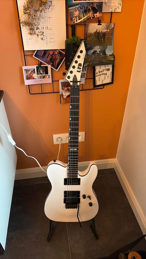 Esp ltd eclipse 87 telecaster - floyd rose, Enlèvement, Comme neuf