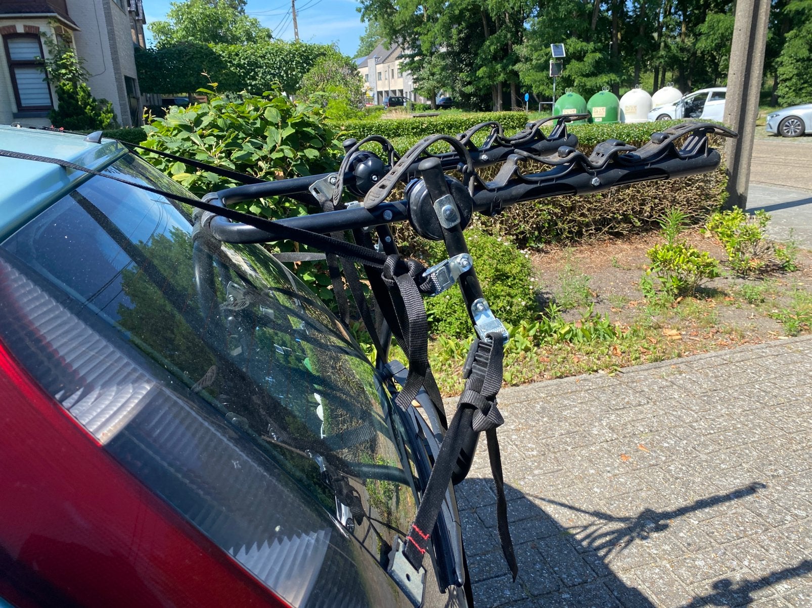 Fietsenrek, Auto diversen, Fietsendragers, 3 fietsen of meer, Gebruikt, Elektrische fiets, Achterklepdrager
