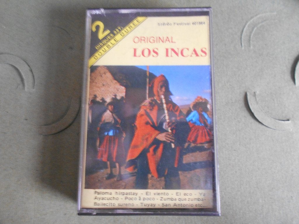 ancienne cassette audio K7 Los incas, CD & DVD, Cassettes audio, Enlèvement ou Envoi, Utilisé, 1 cassette audio, Originale