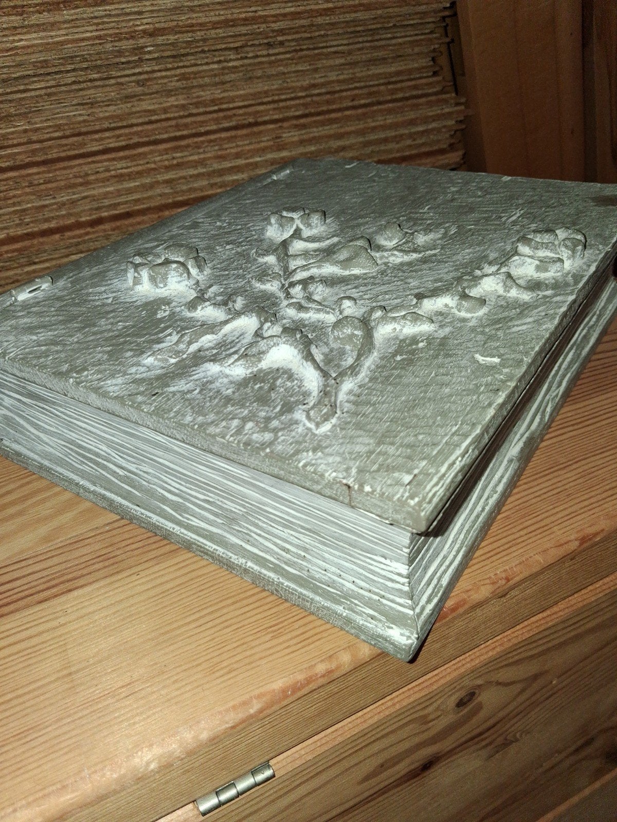 houten boek - decoratie, Ophalen