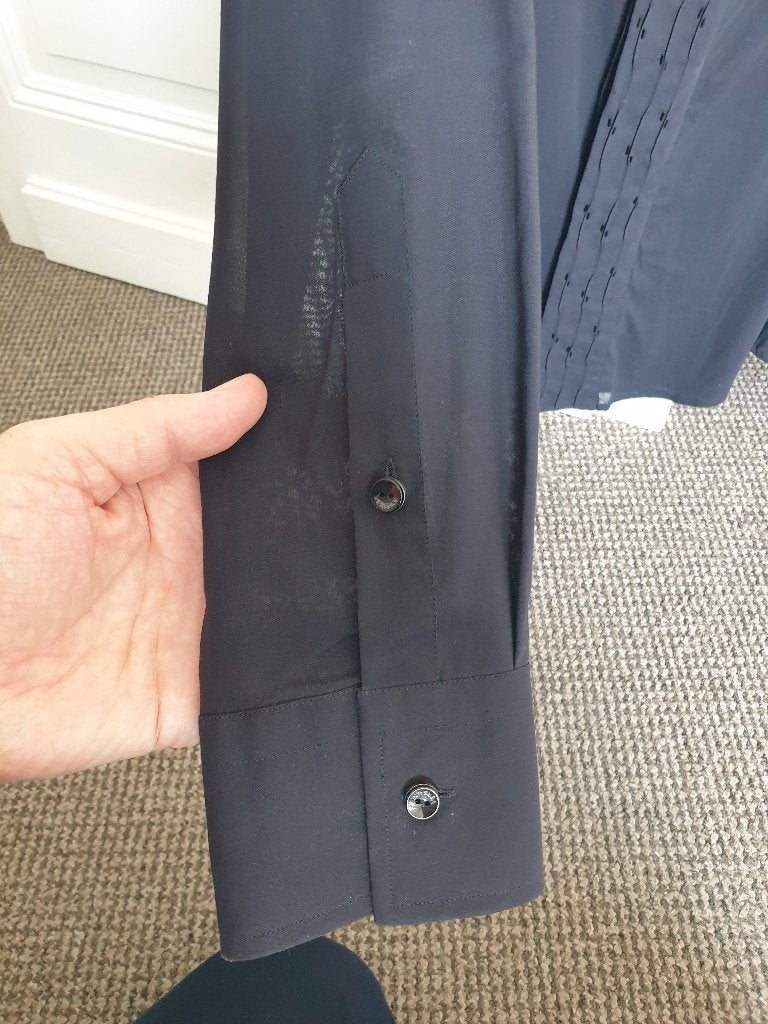 Shirt van Versace, Kleding | Heren, Overhemden, Zwart, Zo goed als nieuw, Halswijdte 41/42 (L), VERSACE