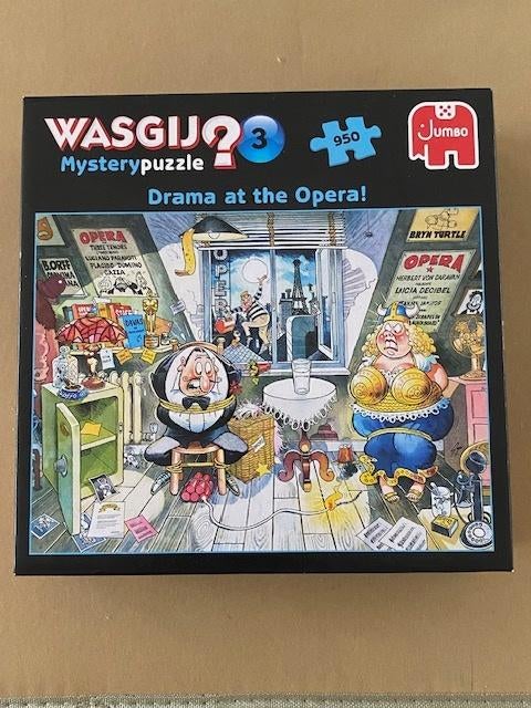 Puzzle Wasgij : Drame à l'Opéra (950 pièces), Enlèvement ou Envoi