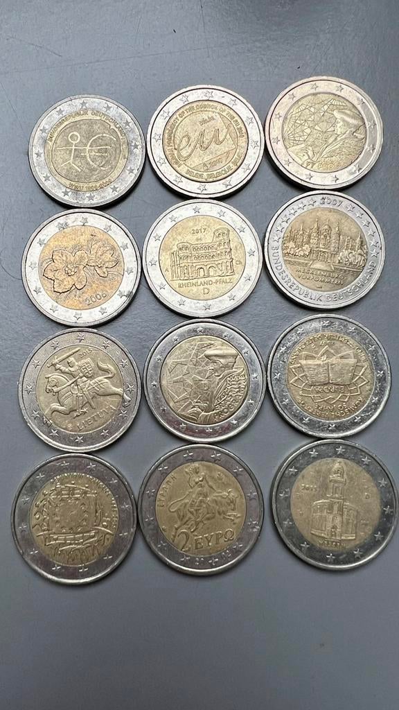 Set van 12 - 2 euro munten., Enlèvement ou Envoi, 2 euros