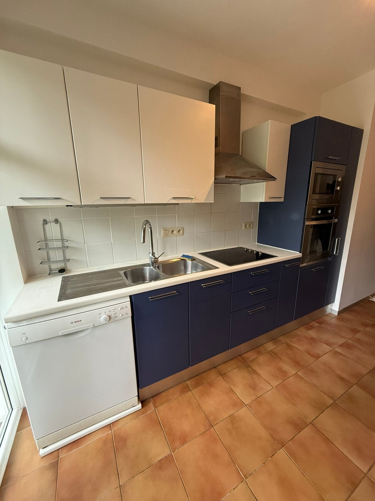 Cuisine complète à vendre, Enlèvement, Utilisé, Bleu, Cuisine à paroi simple