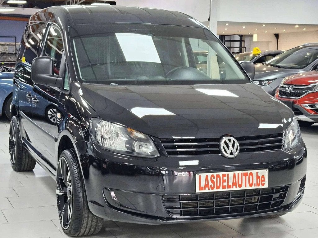 Volkswagen Caddy 1.6 CR TDi Attache Android Gps Avec Carplay, Auto's, Stof, Gebruikt, Zwart, Volkswagen