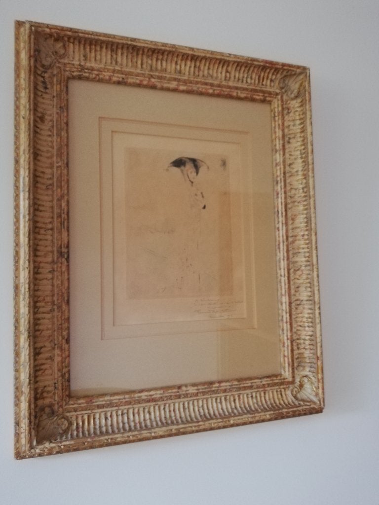 Fernand Khnopff, Enlèvement ou Envoi, Autres techniques, Signé