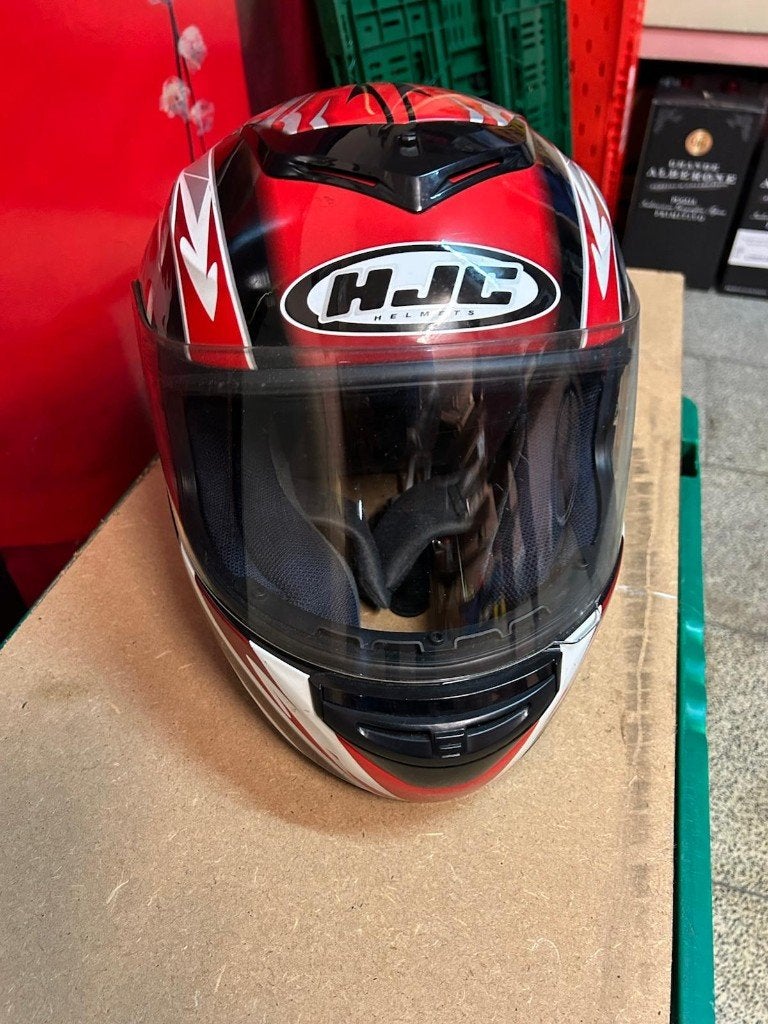 Casque moto, Seconde main, Enlèvement ou Envoi, HJC, Casque intégral
