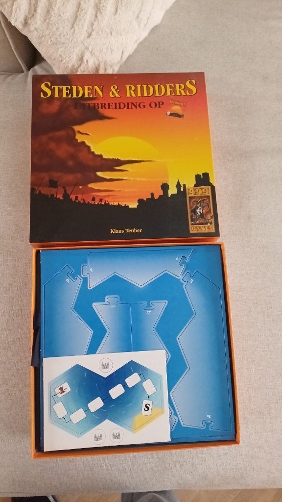 Bordspel Catan Steden en ridders houten speelstuk stans, Hobby en Vrije tijd, Een of twee spelers, Ophalen of Verzenden, Nieuw