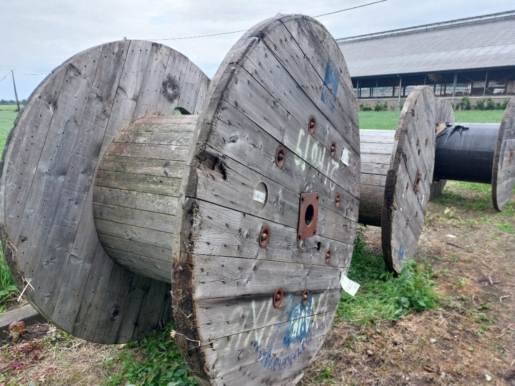 kabelrollen bobijnen, Ophalen