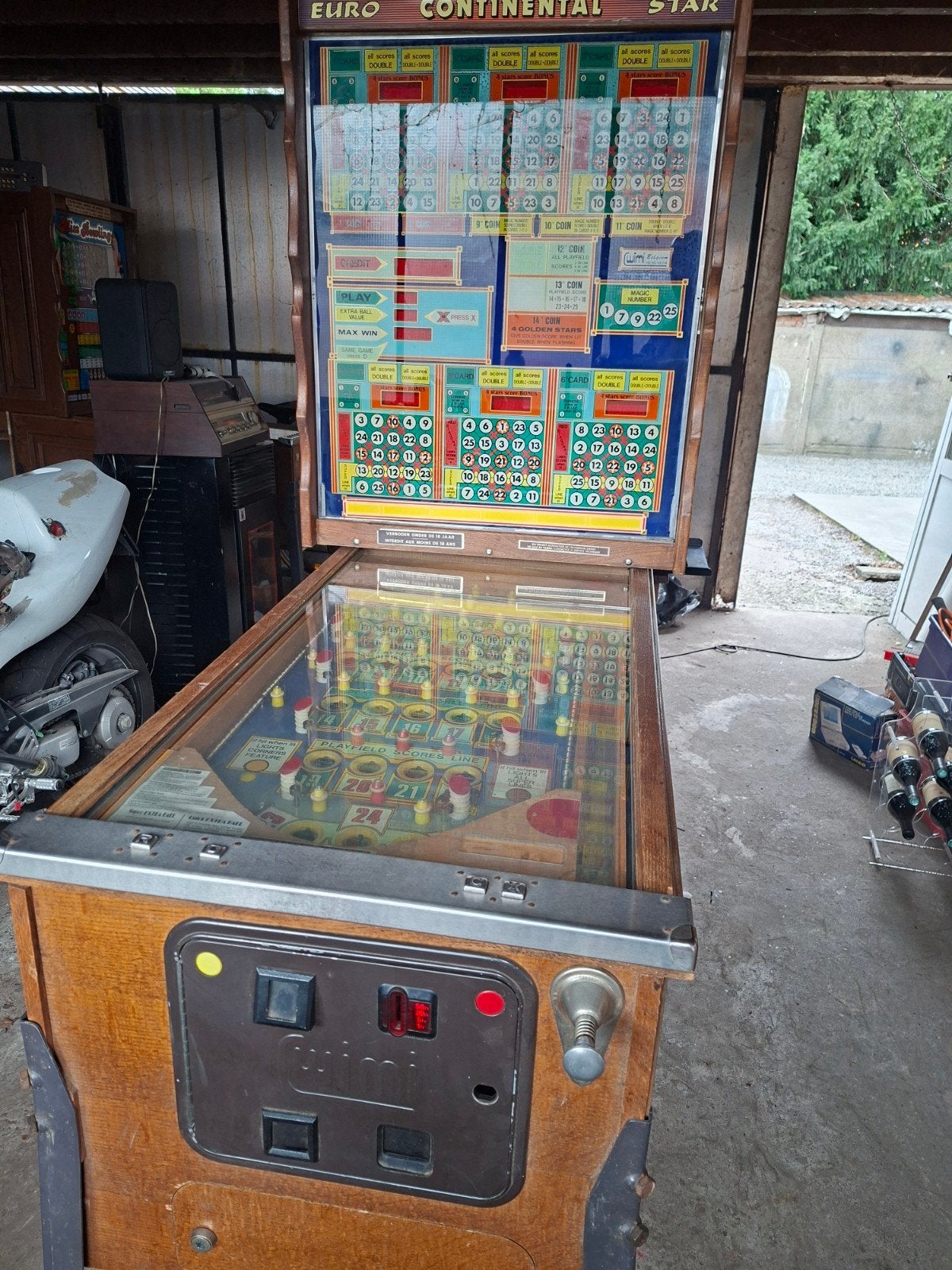 bingokast 6 kaart, Euro, Ophalen