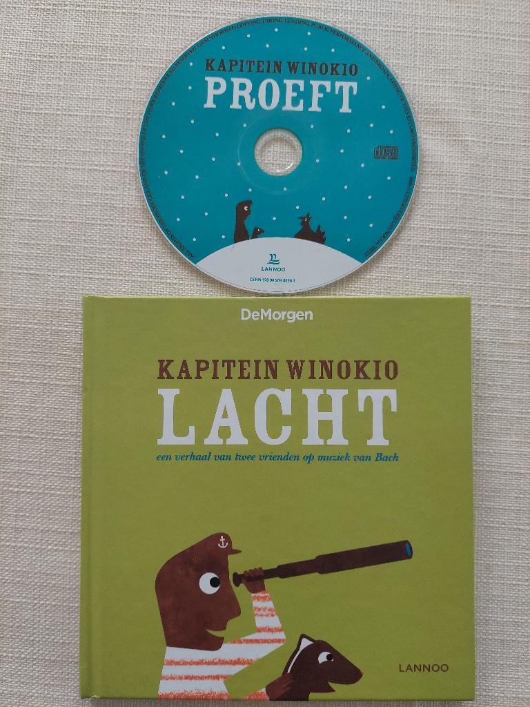 Luisterverhaal+ cd : Kapitein W lacht+ gratis cd KW proeft, Cd's en Dvd's, Ophalen, Zo goed als nieuw, Muziek