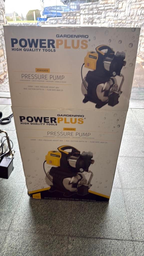 PowerPlus waterpomp, Tuin en Terras, Ophalen, Nieuw
