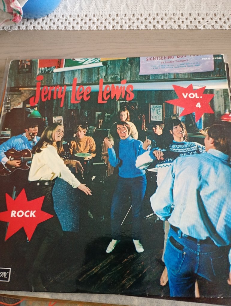 Jerry Lee Lewis - Rock volume 4, Cd's en Dvd's, LP, Gebruikt, Verzenden, Fotohoes