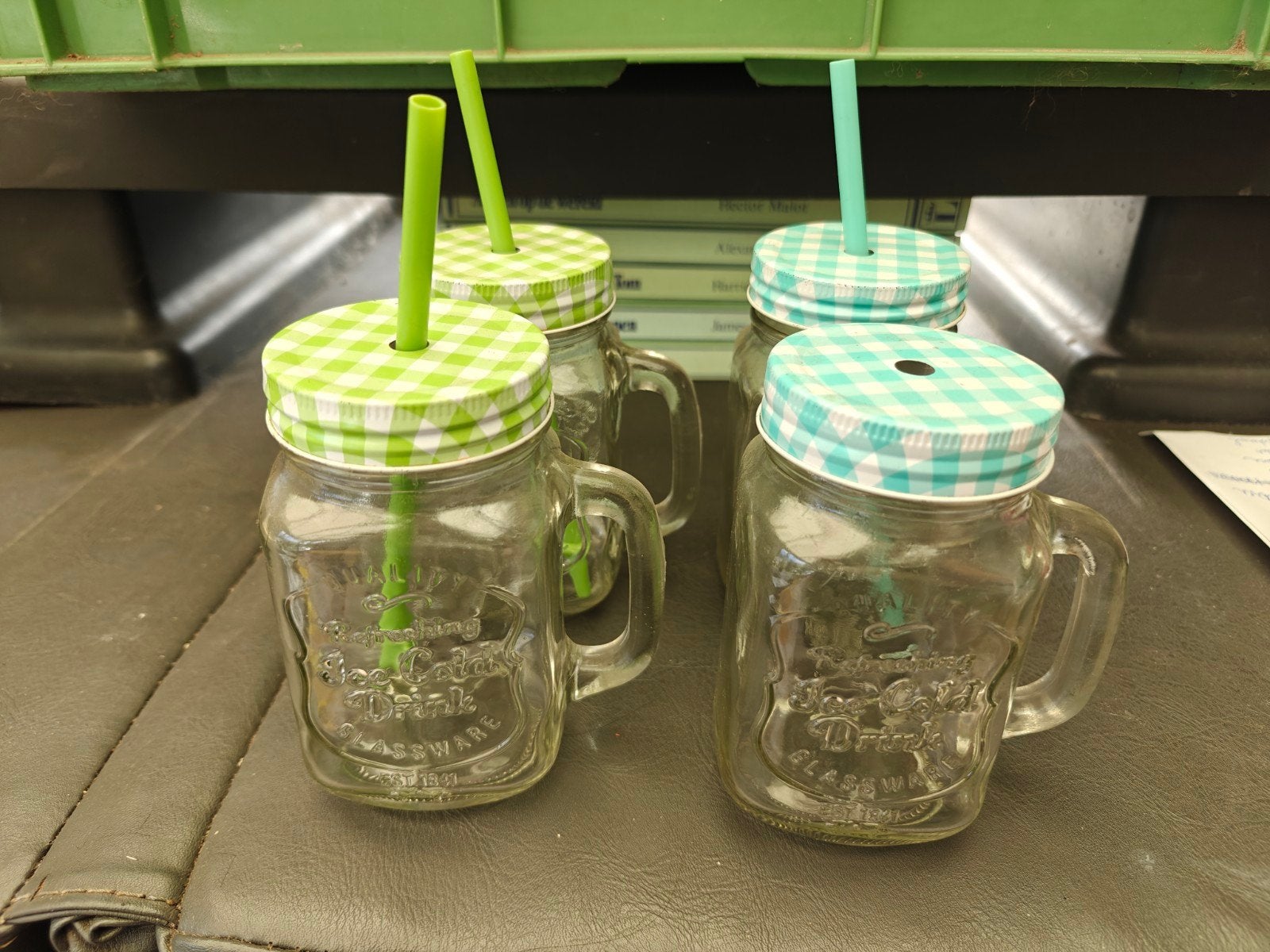 4 drinkbekers, Huis en Inrichting, Ophalen of Verzenden, Glas of Glazen