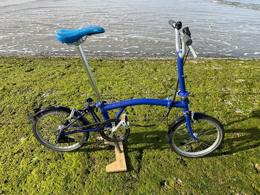 Brauwe Blompton of Blauwe Brompton ? - type M3L, Vitesses, Comme neuf, Enlèvement, Totalement pliable