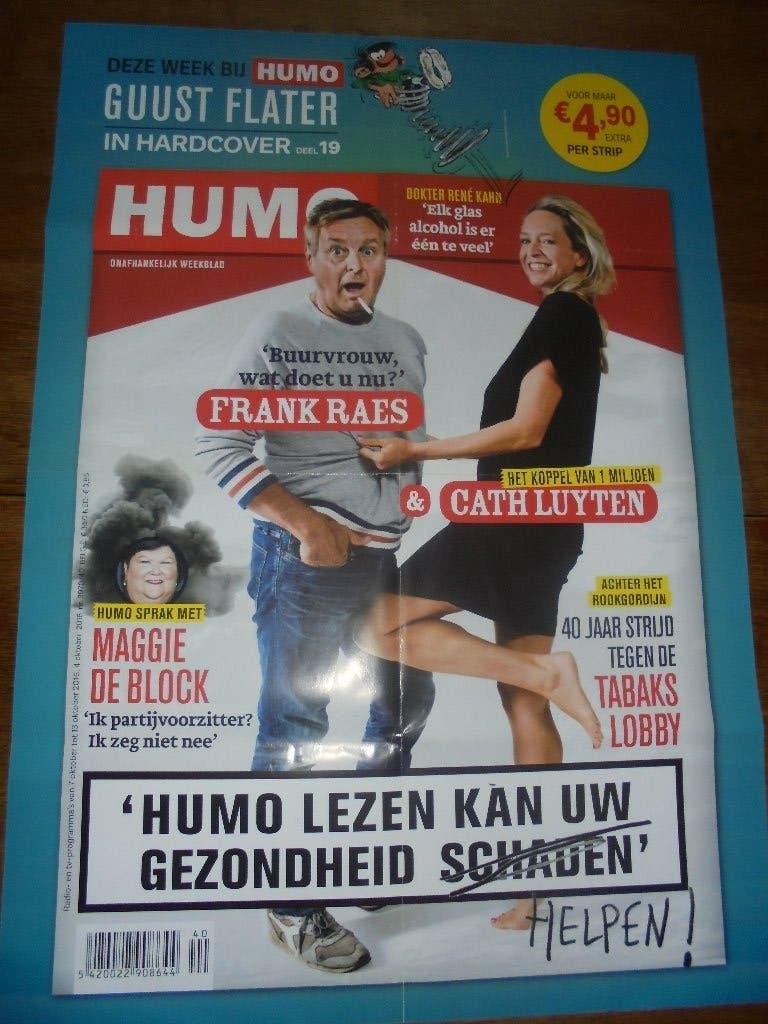 affiche humoristique 70 x 50 cm, Collections, Enlèvement ou Envoi, Rectangulaire vertical, A1 jusqu'à A3, Utilisé