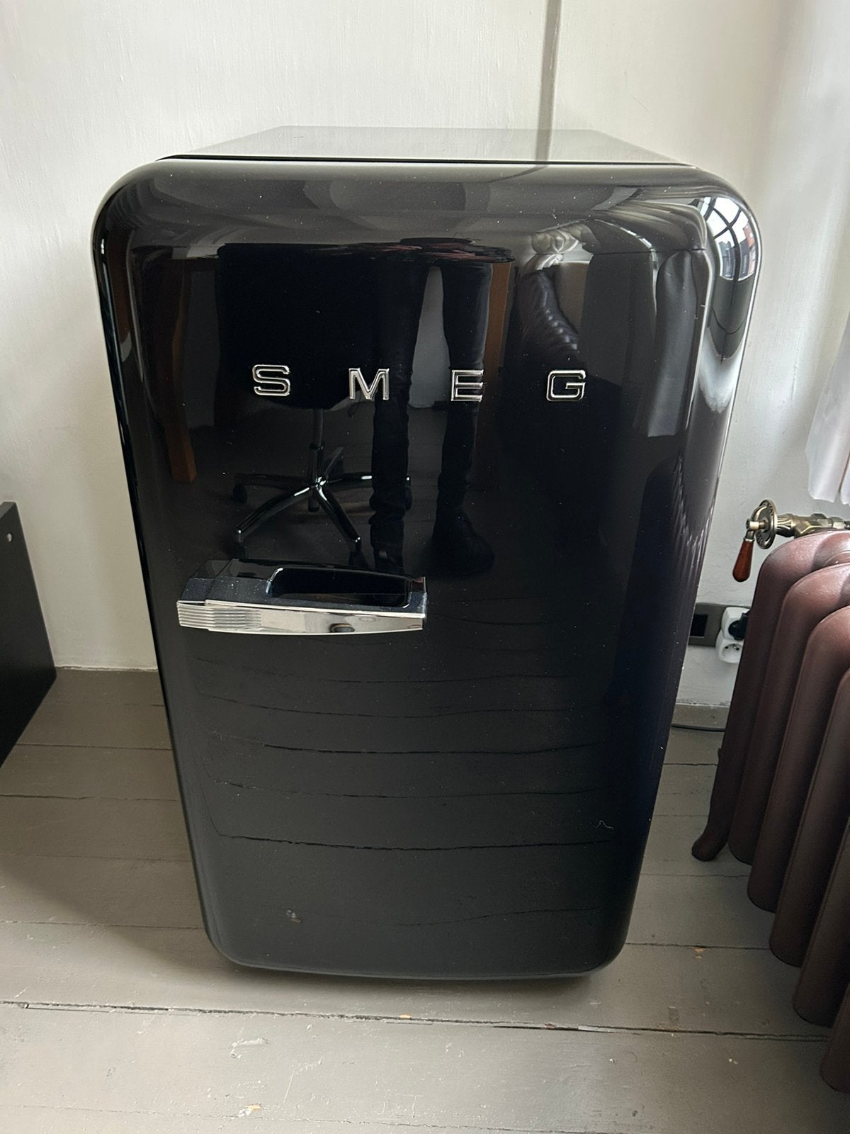 Mooie koelkast van SMEG, 50’s retro style., Elektronische apparatuur, Koelkasten en IJskasten, Ophalen, Zo goed als nieuw