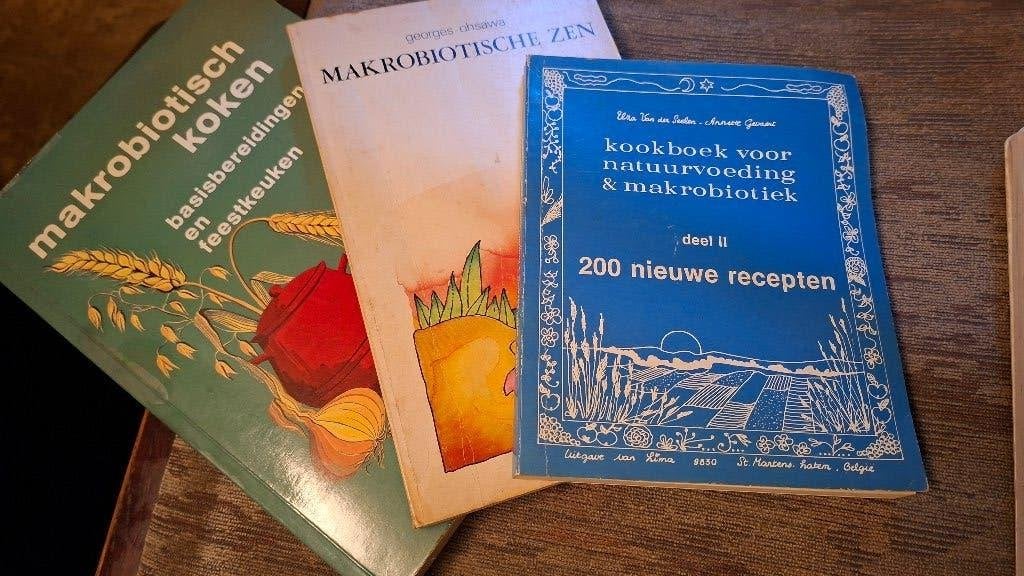 Drie boeken over Makrobiotisch koken, Boeken, Ophalen of Verzenden, Zo goed als nieuw, Dieet en Voeding