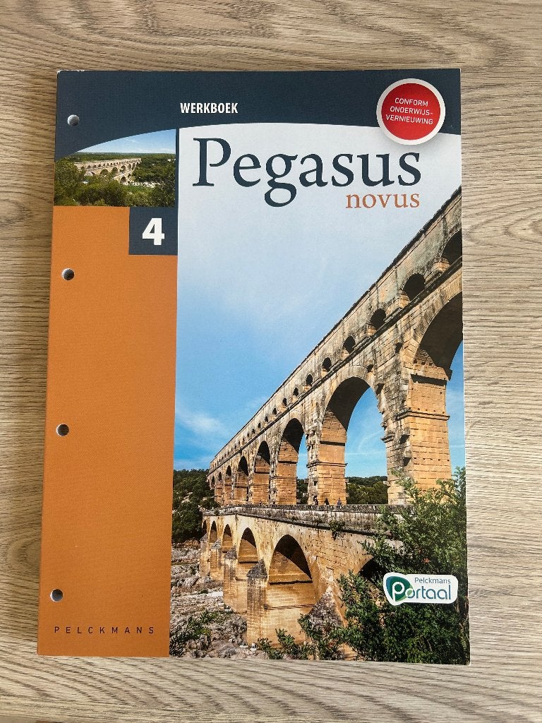 Pegasus Novus 4 werkboek Latijn - ISBN 9789464014808, Boeken, Ophalen, Zo goed als nieuw, Pelckmans, Latijn