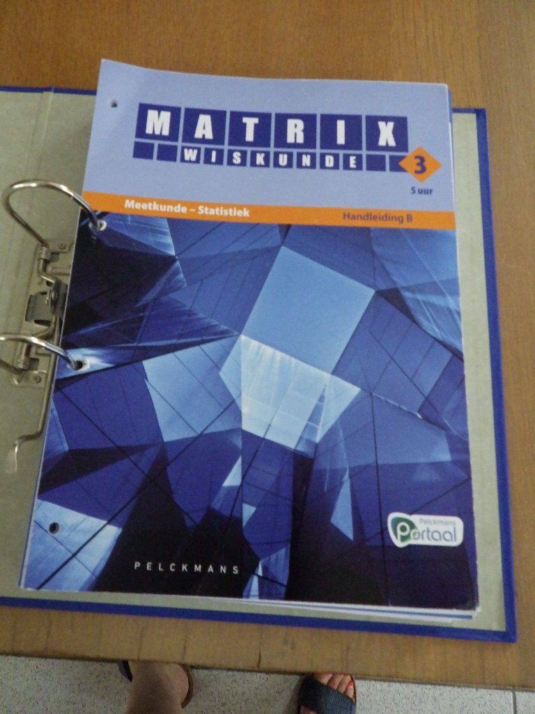 Matrix wiskunde 3 (5 uur wiskunde) handleiding B, Boeken, Ophalen, Gelezen, ASO, Pelckmans