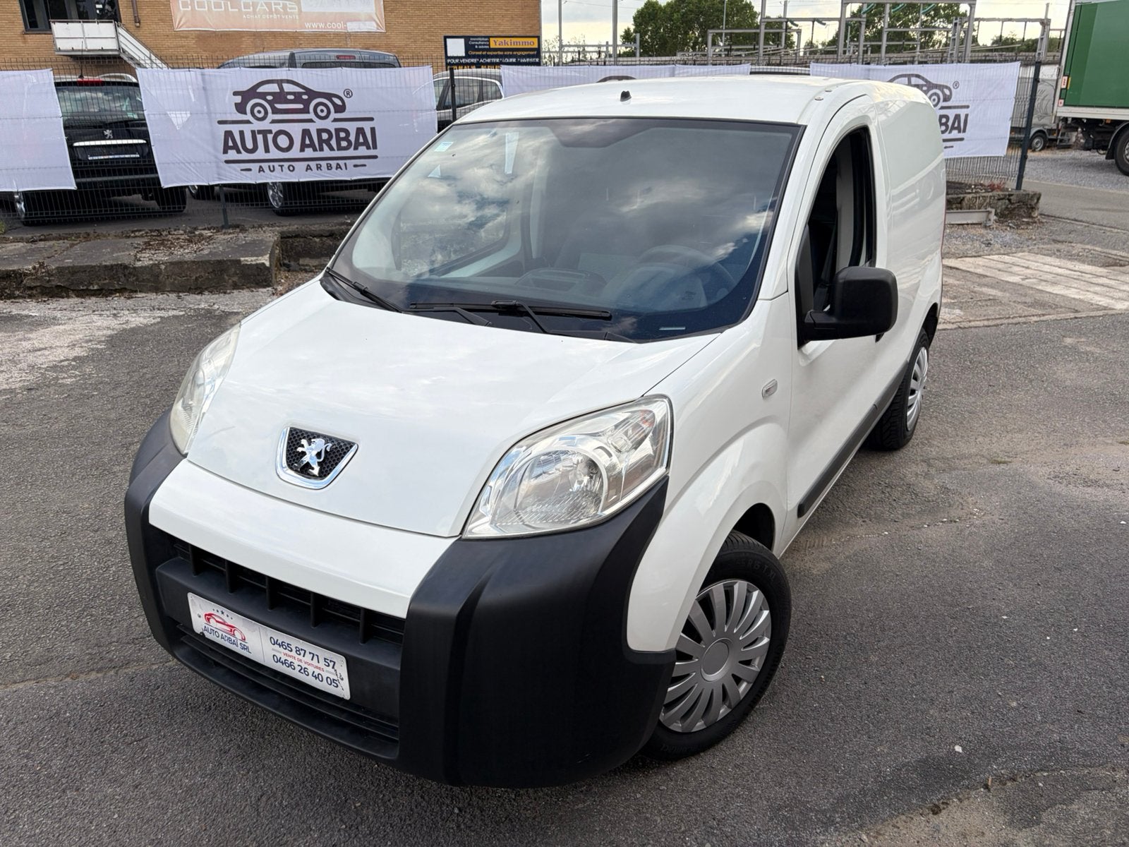 Peugeot Bipper 1.3 HDi FAP (EU5), Auto's, Stof, Zwart, 4 cilinders, Wit