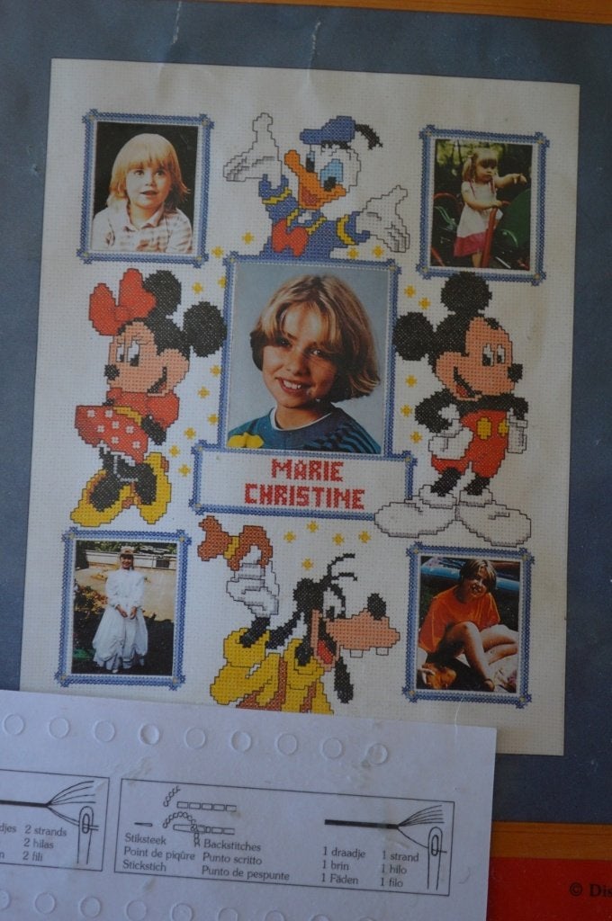 DMC Vervaco Mickey for kids 25 x 31 cm compleet pakket, Hobby & Loisirs créatifs, Enlèvement ou Envoi, Neuf, Broderies à la main