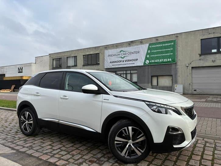 Peugeot 3008 Gt Line | 12 M Garantie | 93Dkm |Benzine |2017|, Voorwielaandrijving, Testrit aan huis, Monovolume, Leder en Stof