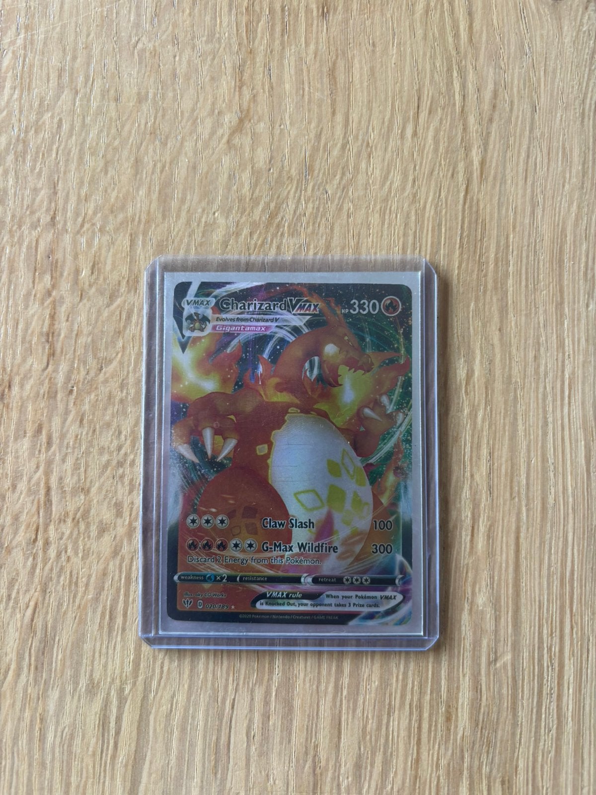 Charizard vmax, Enlèvement ou Envoi, Utilisé, Cartes en vrac