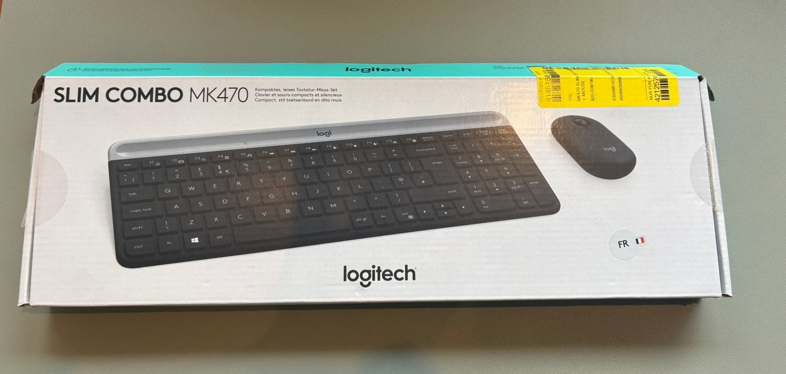 Logitech Slim Combo MK470 toetsenbord, Computers en Software, Toetsenborden, Ophalen of Verzenden, Azerty, Nieuw, Draadloos