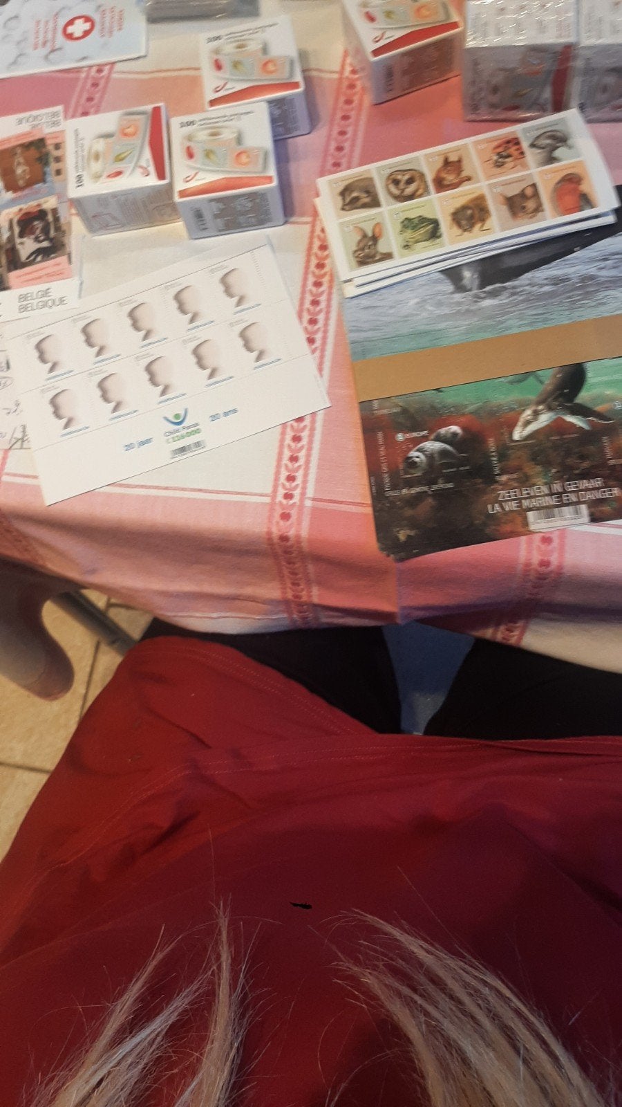 Postzegels België, Ophalen of Verzenden