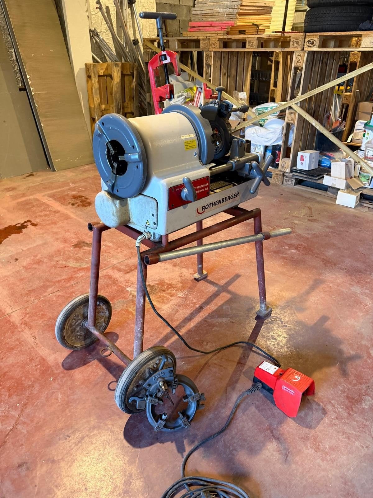 draadmachine Rothenberger 4SE 2200e, Ophalen