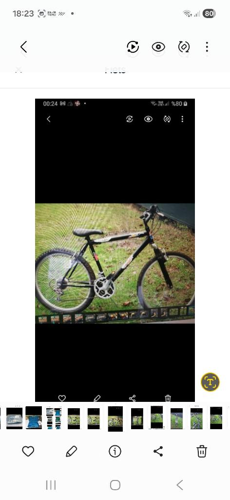 Jong fiets, Ophalen