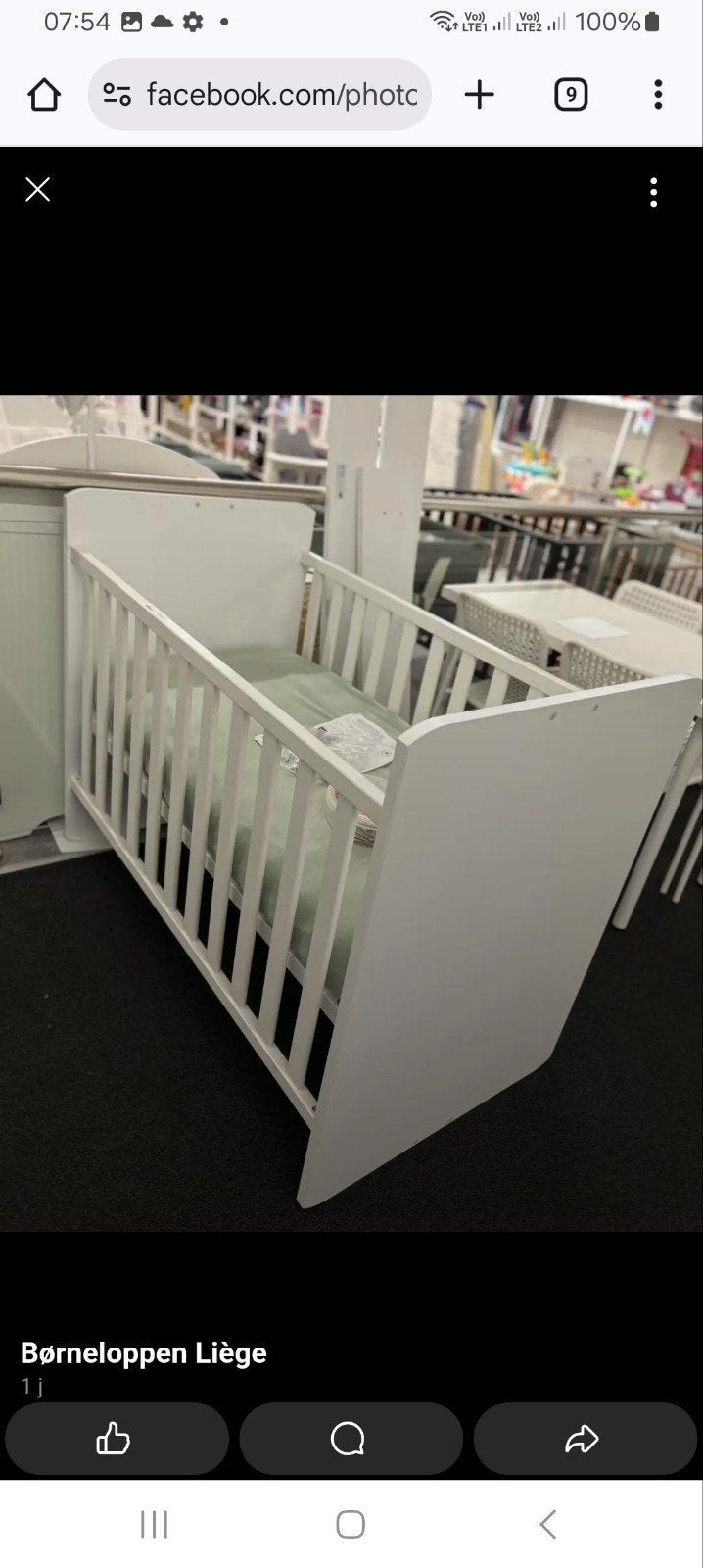 très joli petit lit pour bébé, Enlèvement, Utilisé, Garçon ou Fille