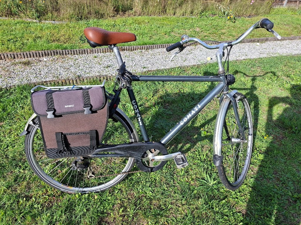 Herenfiets, Fietsen en Brommers, Gebruikt, Velgrem, Versnellingen, 53 tot 57 cm