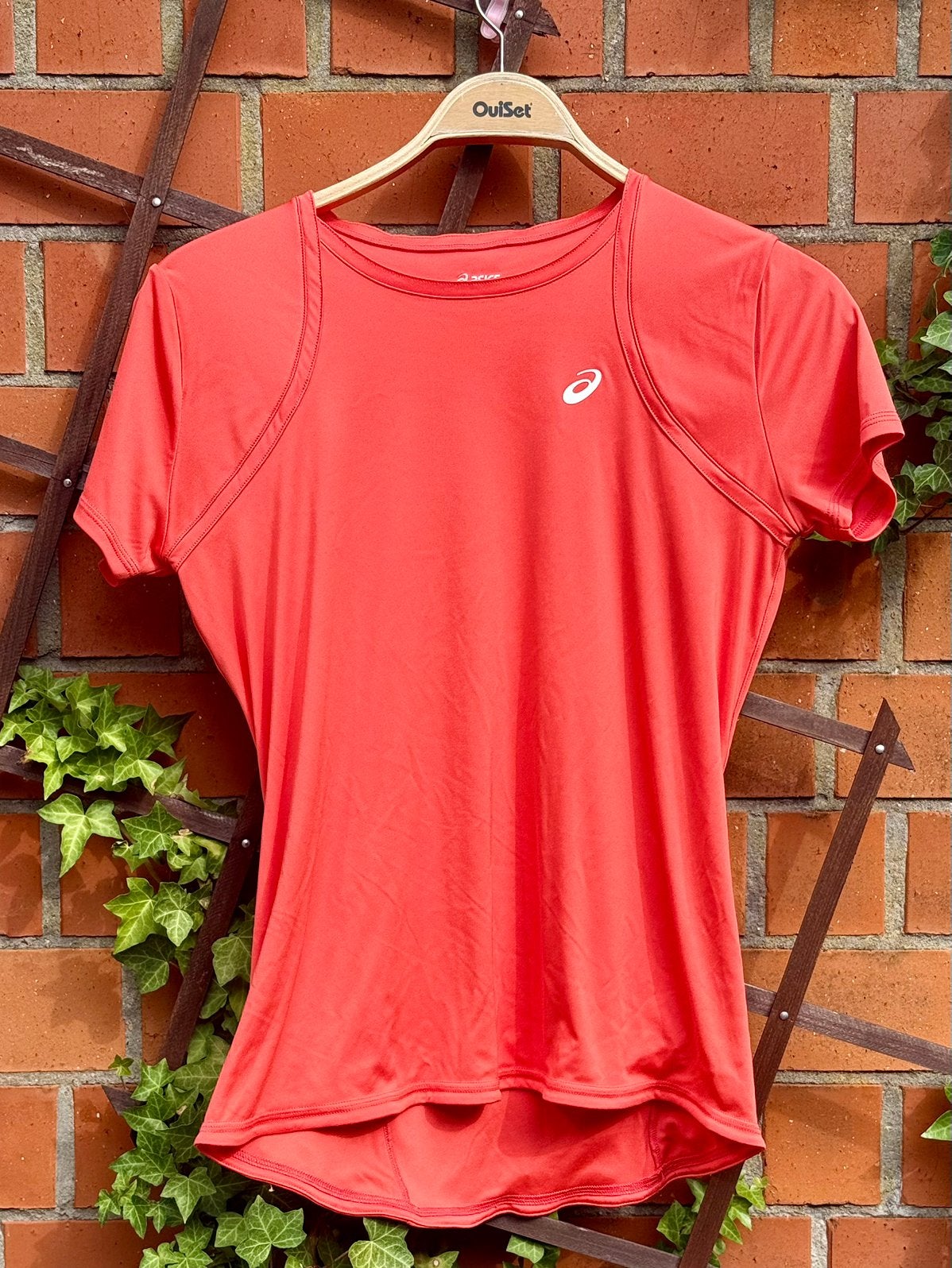 Chemise de sport de course ASICS - taille L, Taille 42/44 (L), Enlèvement ou Envoi, Rose, Comme neuf