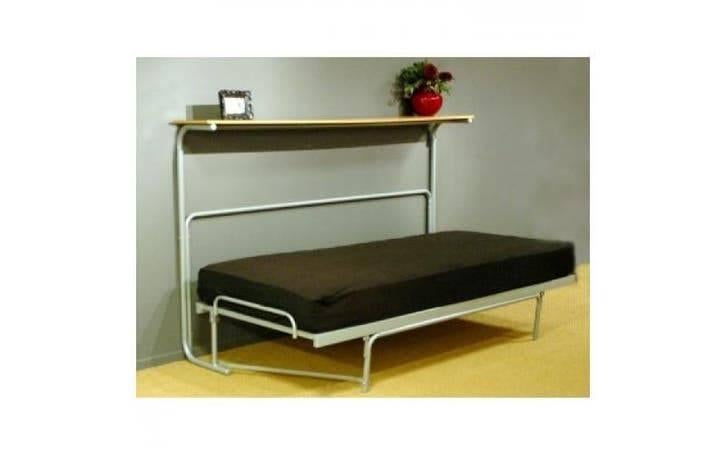 2-persoons opklapbed 140x200 met spiraalbodem, Huis en Inrichting, Ophalen of Verzenden