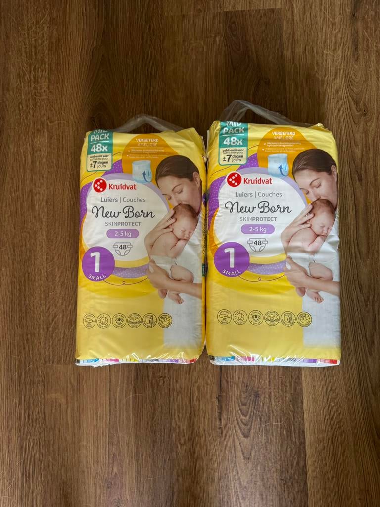 Kruidvat luiers maat 1 newborn, Ophalen of Verzenden, Nieuw