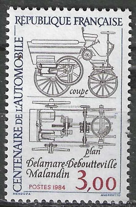 Frankrijk 1984 - Yvert 2341 - 100 Jaar Auto (PF), Verzenden, Postfris