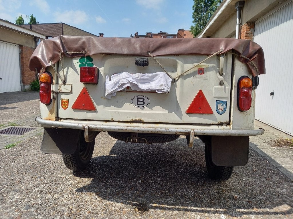 Aanhangwagen - Omgebouwde Renault R4 - minder dan 750 kg, Auto diversen, Aanhangers en Bagagewagens, Ophalen, Gebruikt