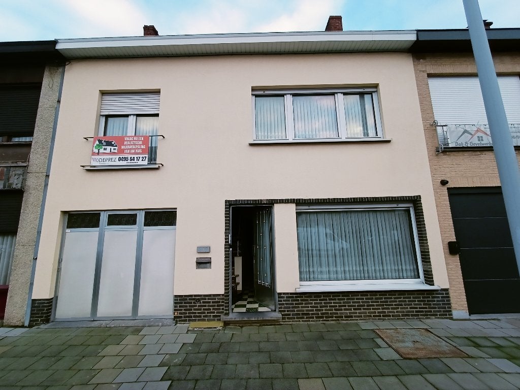 Belle maison de trois chambres avec jardin et garage, Immo, Maison 2 façades, Province de Flandre-Occidentale, Par agence ou courtier