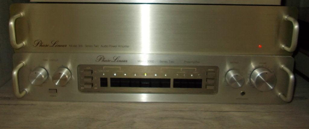 PHASE LINEAR - 300 Poweramp/3000 Preamp - series Two, Audio, Tv en Foto, Gebruikt, 60 tot 120 watt, Stereo, Ophalen