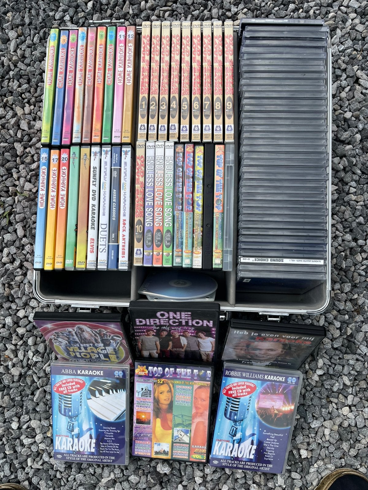 Karaoke DVD set, Cd's en Dvd's, Ophalen, Gebruikt, Karaoke, Alle leeftijden