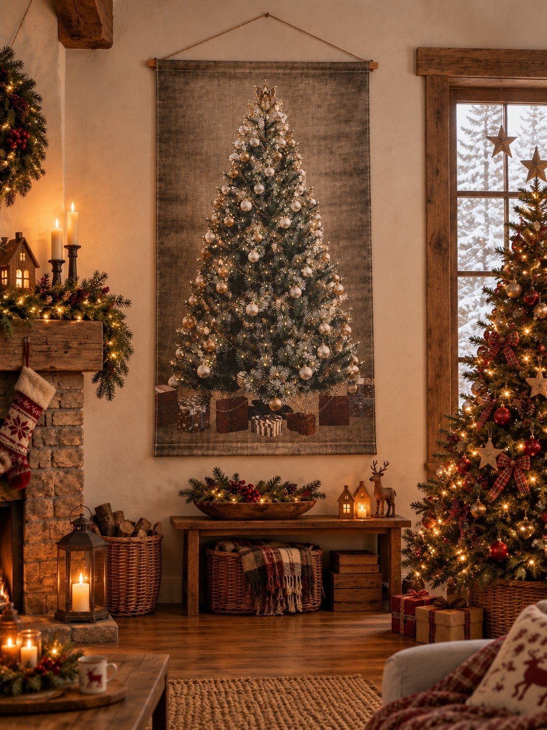 Kerst wanddoek, Ophalen, Zo goed als nieuw