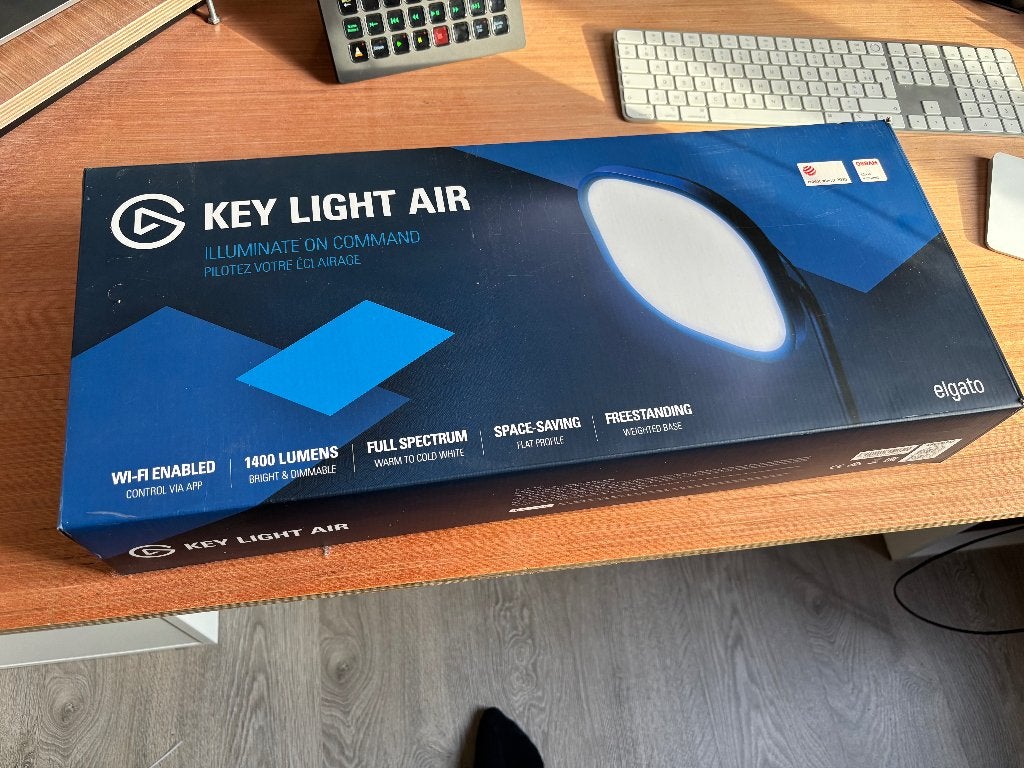 Elgato Key Light Air  – Complète avec boîte d’origine, Autres marques, Enlèvement ou Envoi, Utilisé, Autres types