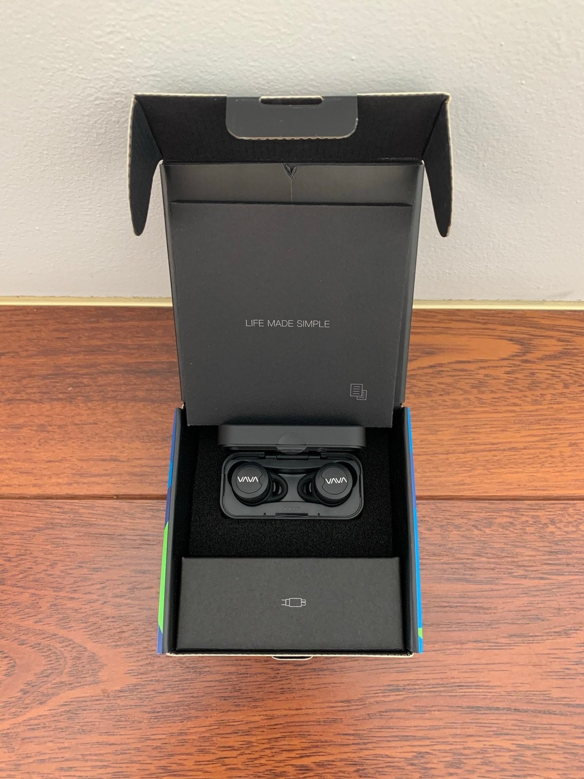 NEUF – Écouteurs Bluetooth VAVA MOOV 26, Télécoms, Enlèvement ou Envoi, Neuf, Noir, Bluetooth