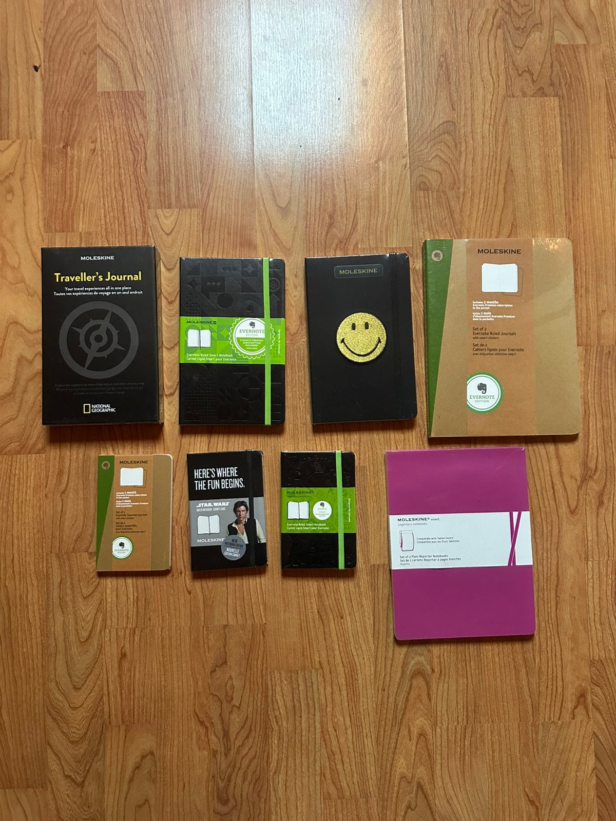 Lot de carnets Moleskine, Enlèvement ou Envoi, Comme neuf