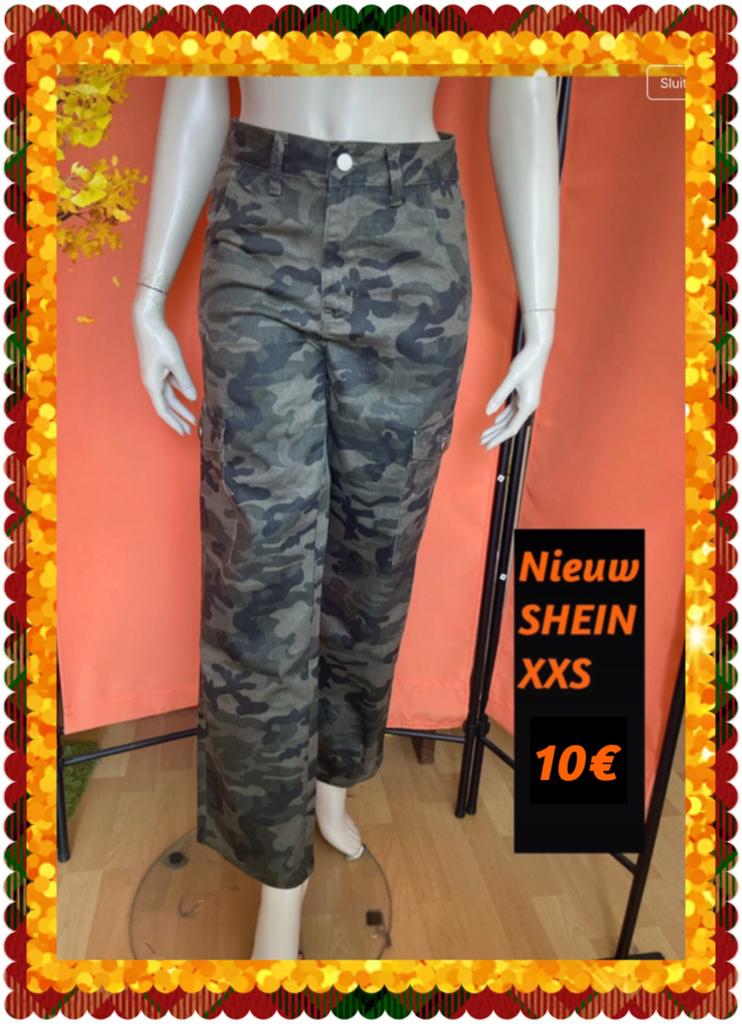Cargoebroek,dames XXS.  Shein.  Nieuw, Kleding | Dames, Nieuw, Ophalen of Verzenden, Maat 34 (XS) of kleiner, Lang