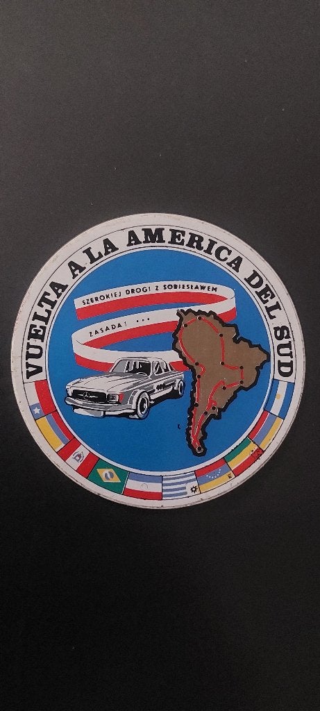 Sticker autocollant Rally van zuid Amerika, Envoi, Utilisé